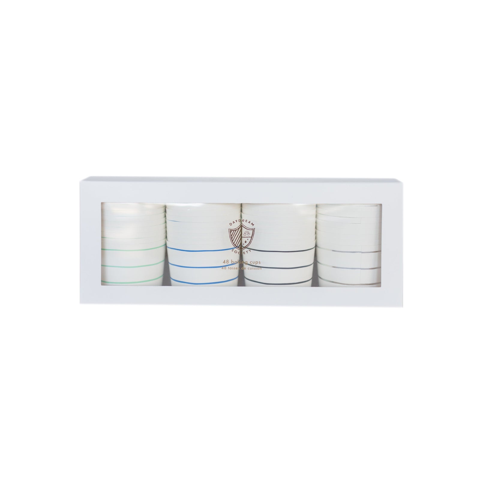 Cool Palette Frenchie Striped Baking Cups