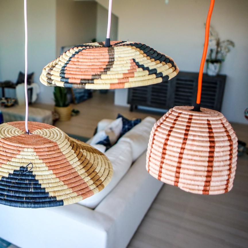 Dusty Peach Kanisa Lamp Pendant