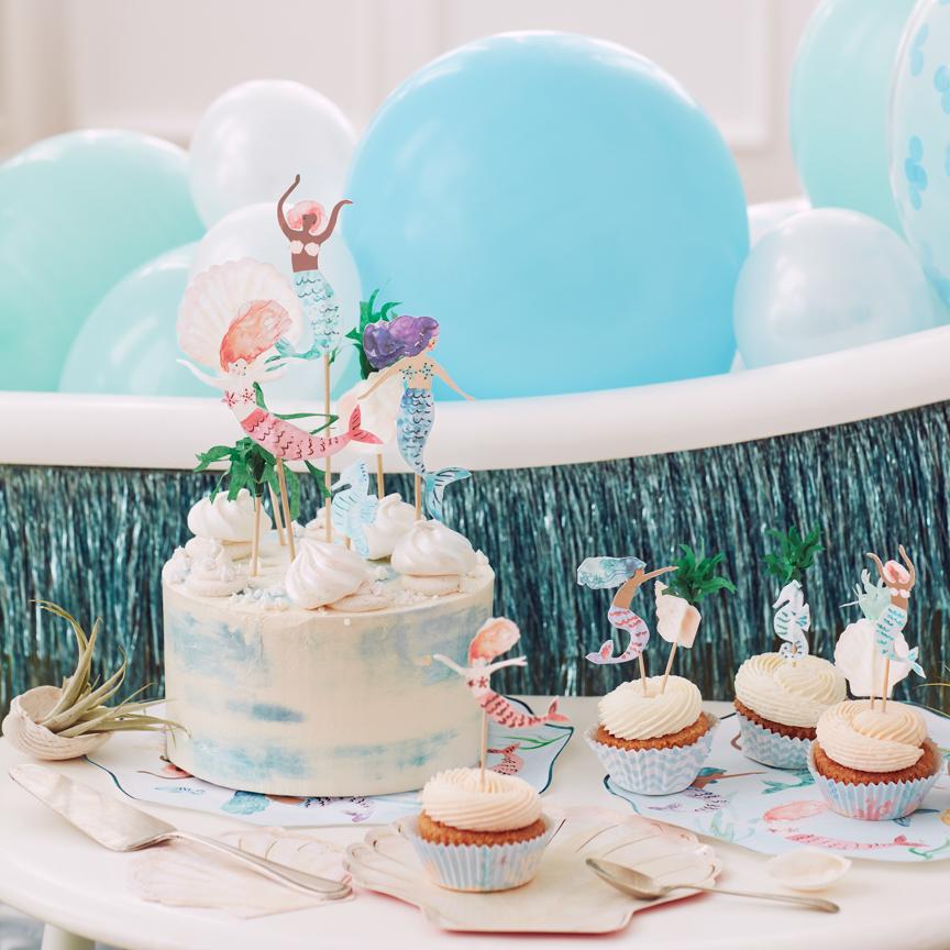 Mermaid Cake Toppers