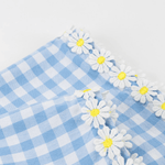 Meri Meri Daisy Gingham Fabric Napkins, Shopsweetluluss