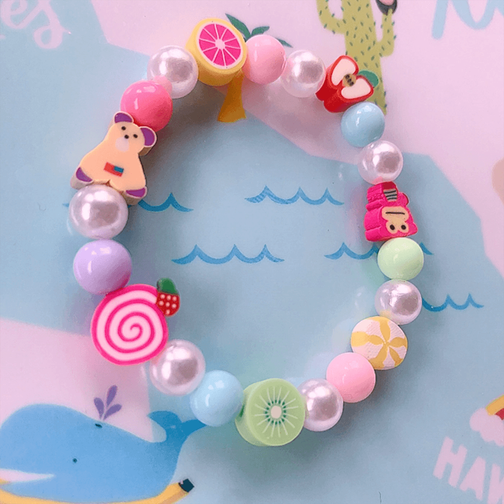 Mixed Candy Bead Bracelet, Shopsweetluluss