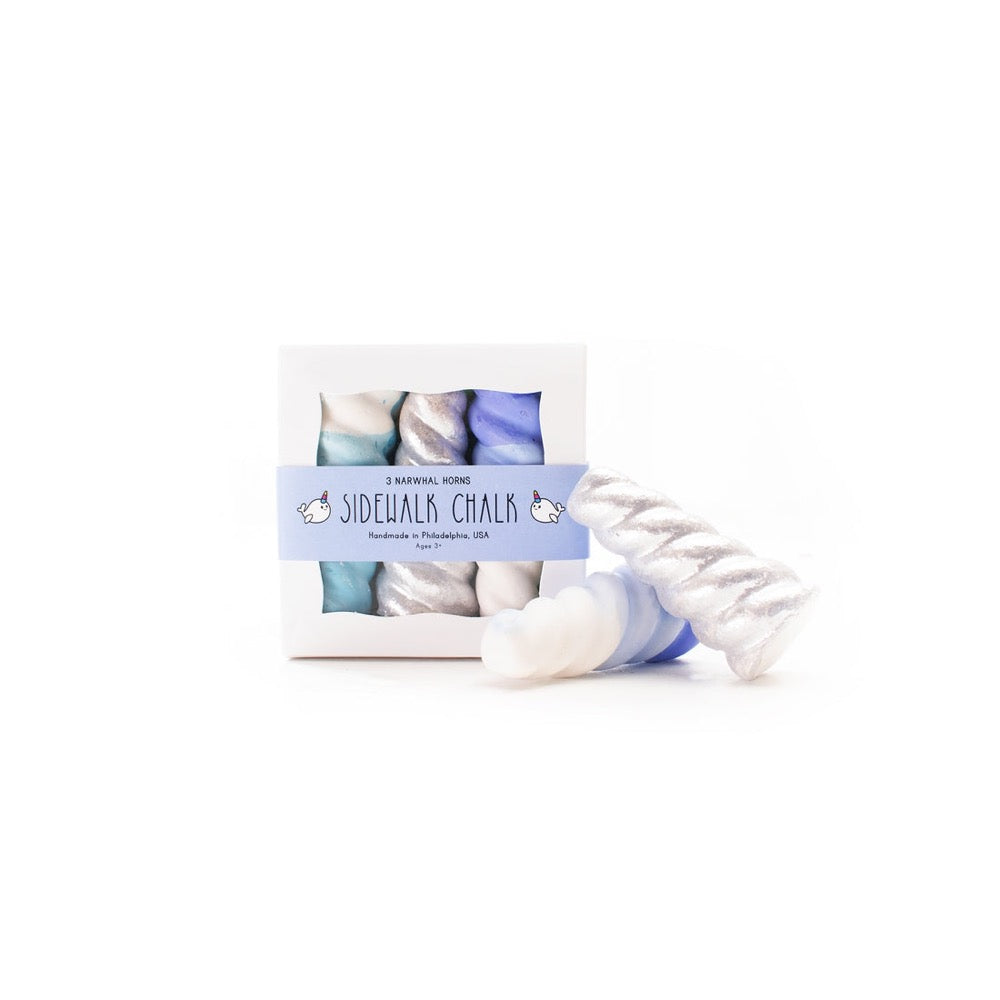 Narwhal Horn Sidewalk Chalk, Shopsweetluluss