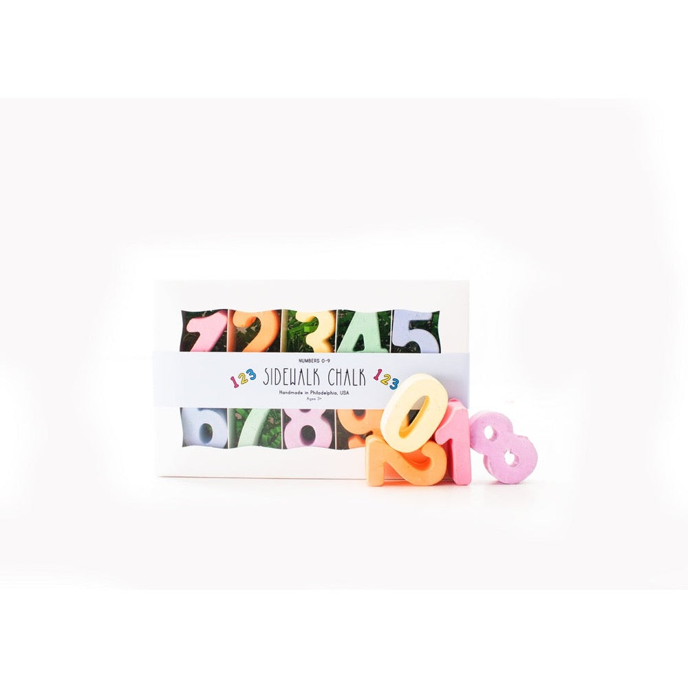 Numbers Sidewalk Chalk, Shopsweetluluss