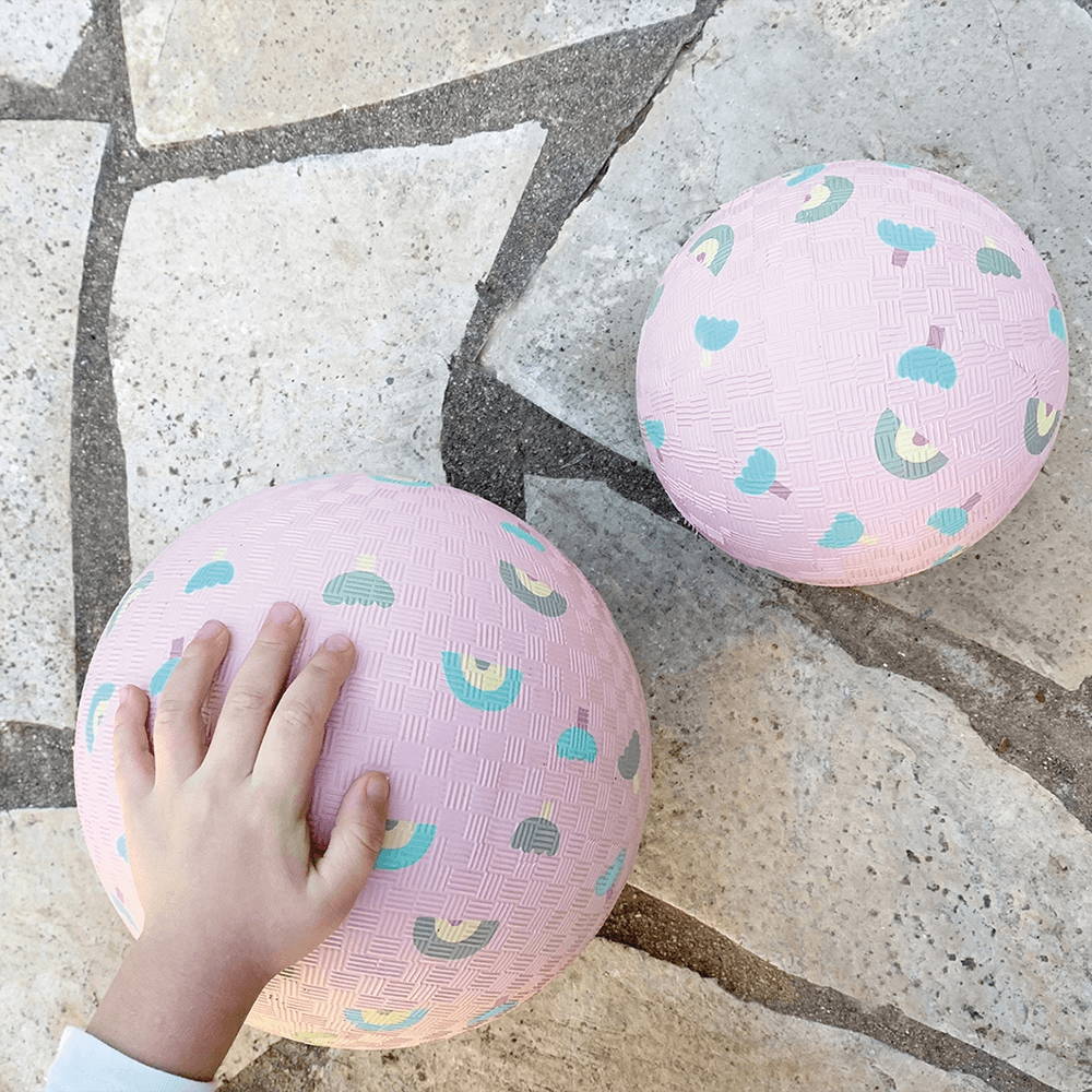 Playground Ball, Rainbow - 2 Size Options, Shopsweetluluss