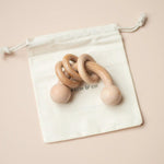 Rainbow Wood Baby Rattle