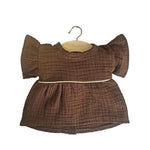 Minikane Daisy Triple Gauze Doll Dress, Chocolate