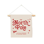 The North Pole Canvas Wall Hanging