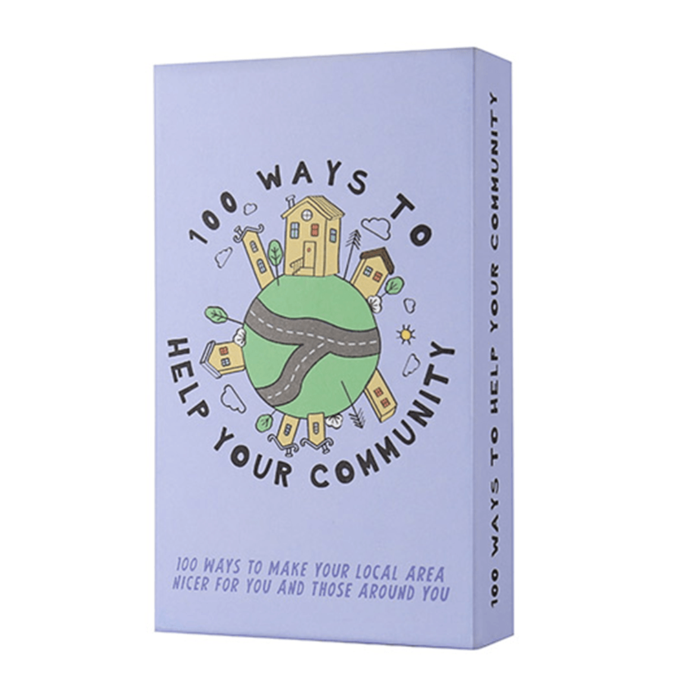 100 Ways to Help the Community Activity Cards, Shopsweetluluss