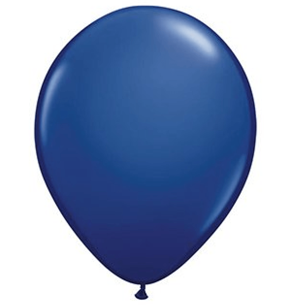 11" Latex Balloon, Navy Blue, Shopsweetluluss