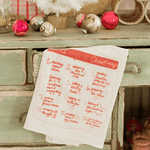 12 Days of Christmas Flour Sack Towel, Shopsweetluluss