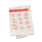 12 Days of Christmas Flour Sack Towel, Shopsweetluluss