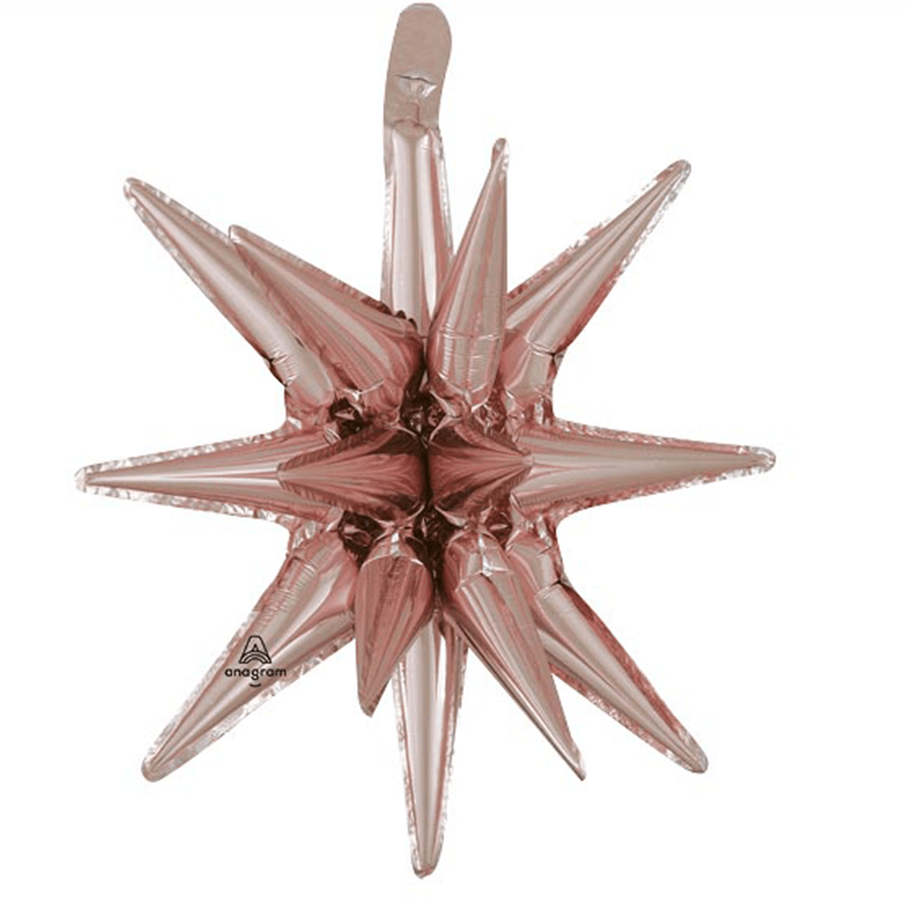 20" Rose Gold Magic Star, Shopsweetluluss
