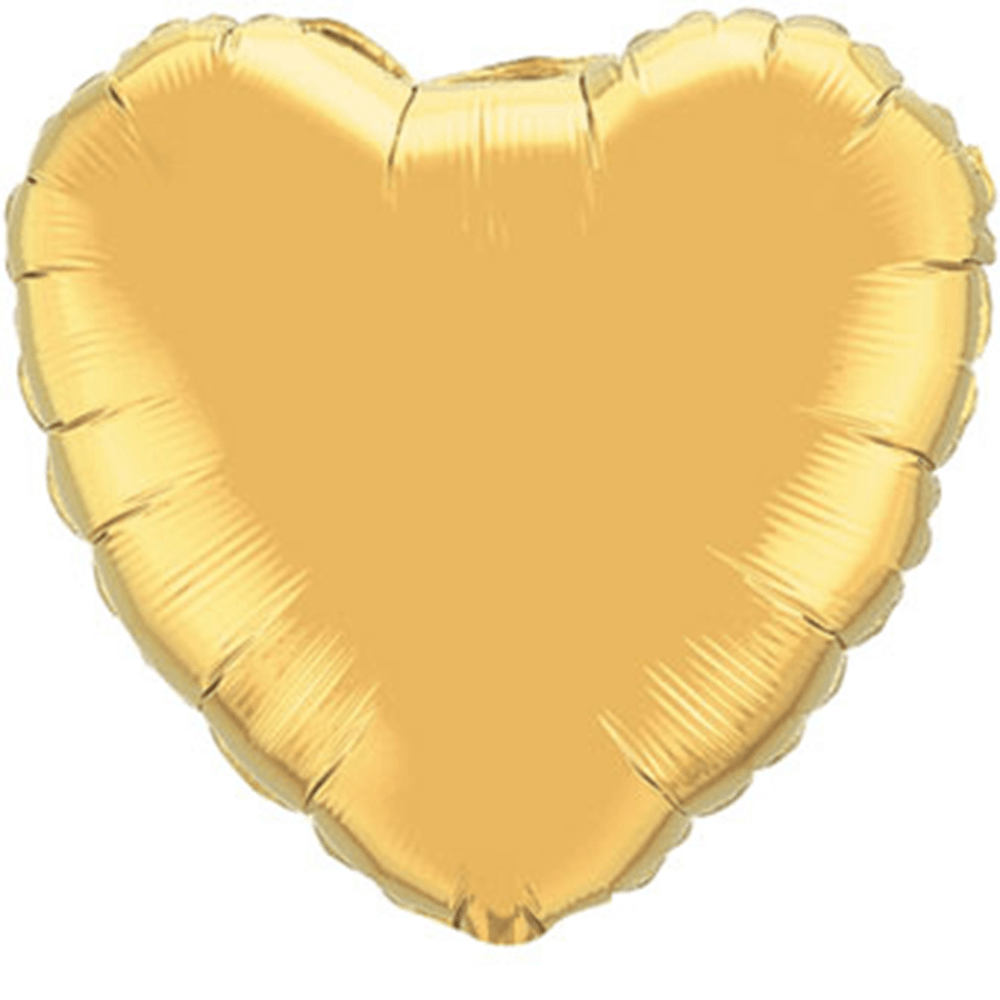 36" Gold Foil Heart Balloon, Shopsweetluluss