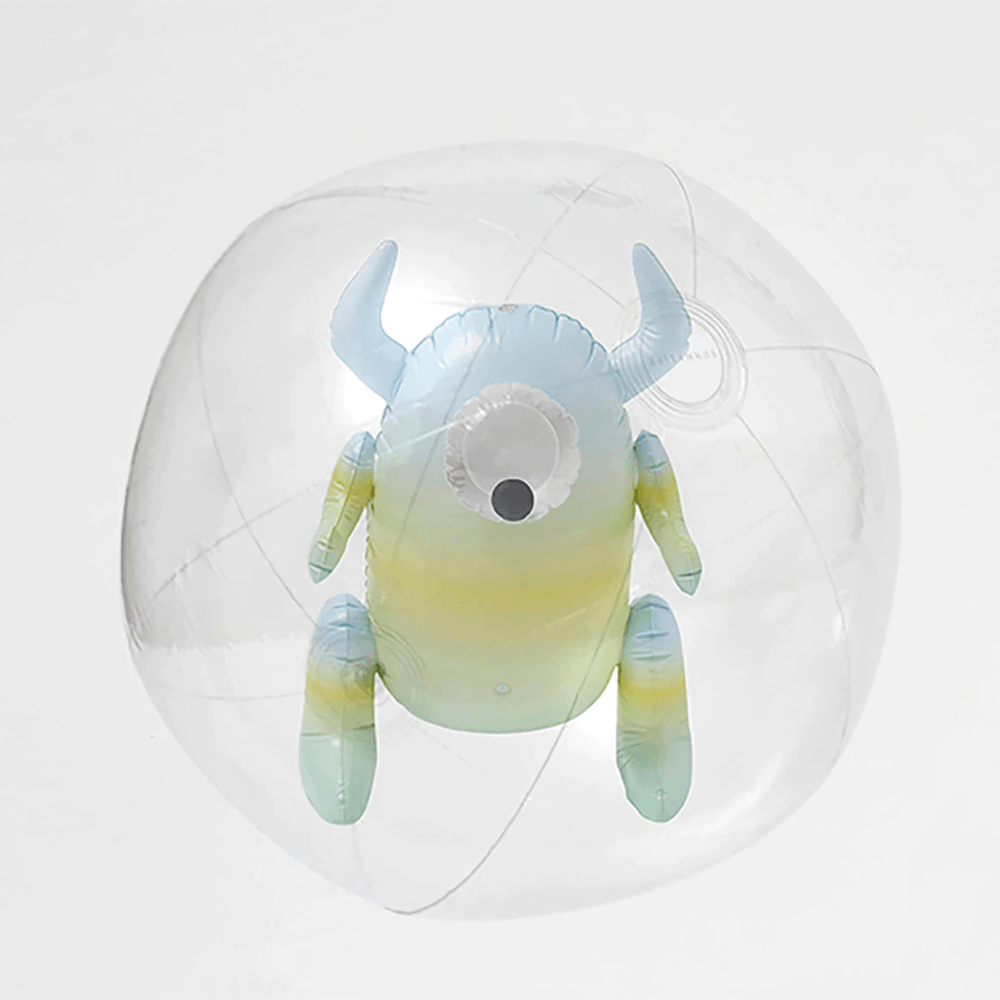 3D Inflatable Beach Ball - Monty the Monster, Shopsweetluluss