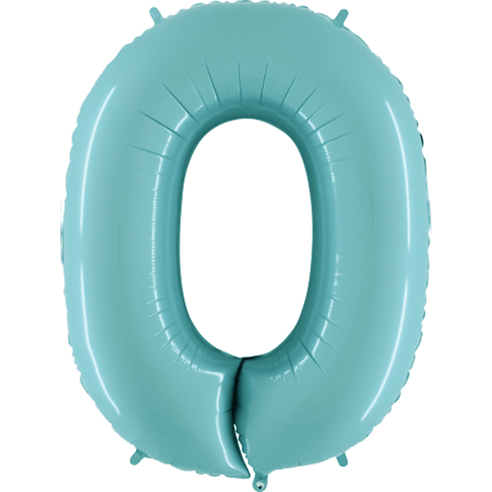 40" Number Balloons, Baby Blue - 10 Options, Shopsweetluluss