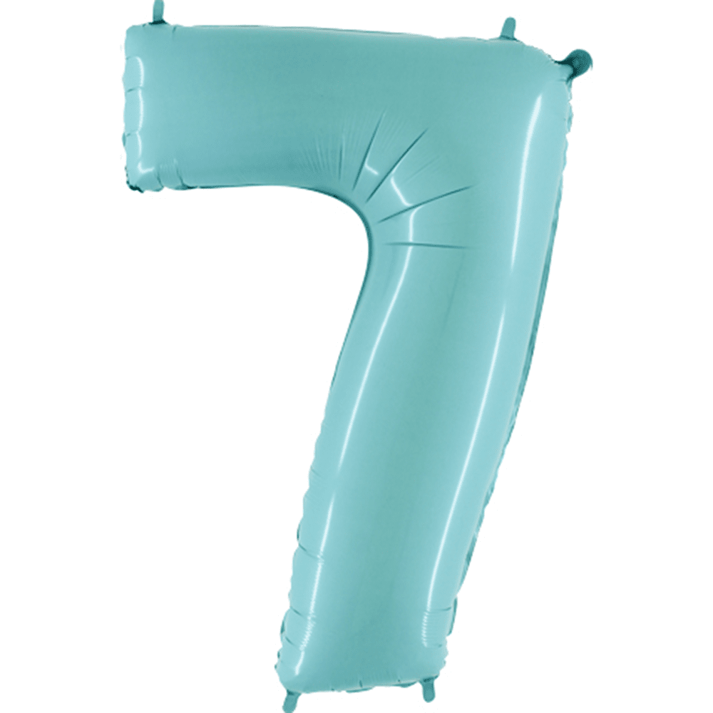 40" Number Balloons, Baby Blue - 10 Options, Shopsweetluluss