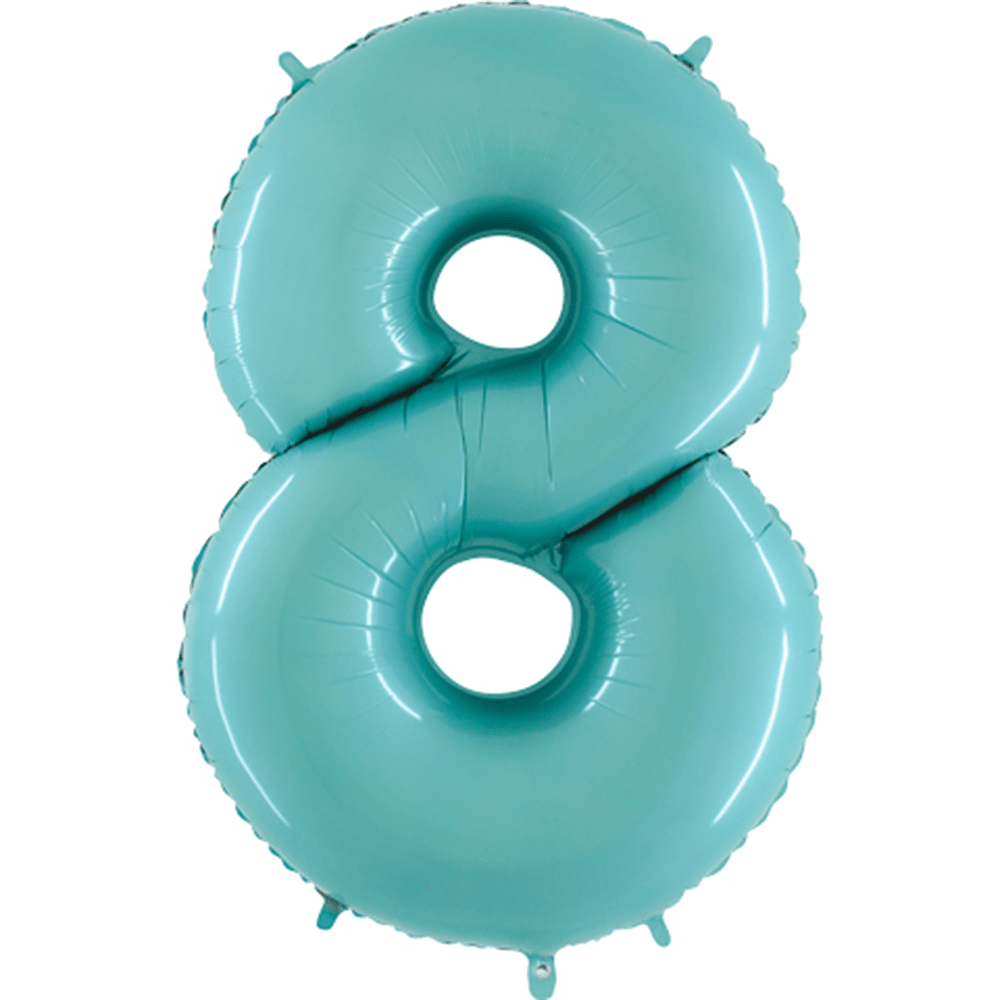 40" Number Balloons, Baby Blue - 10 Options, Shopsweetluluss