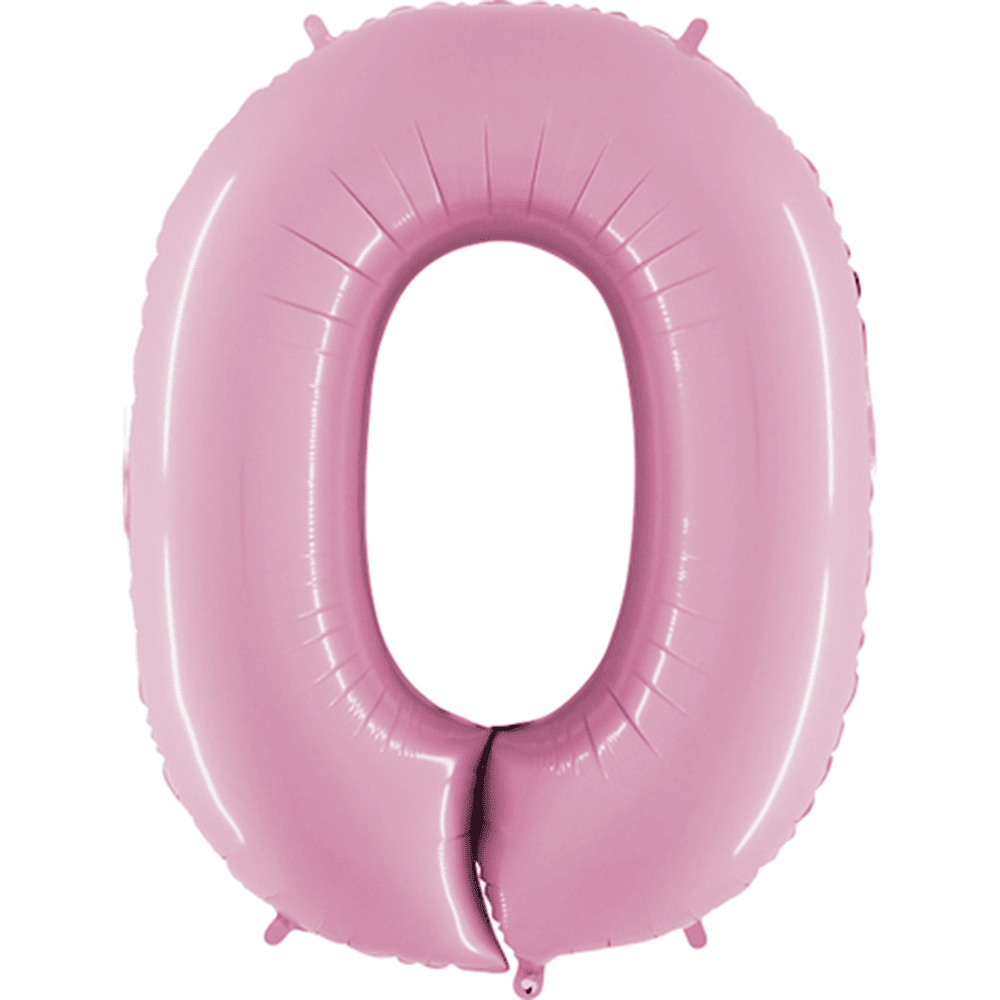 40" Number Balloons, Baby Pink - 10 Options, Shopsweetluluss