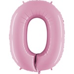 40" Number Balloons, Baby Pink - 10 Options, Shopsweetluluss