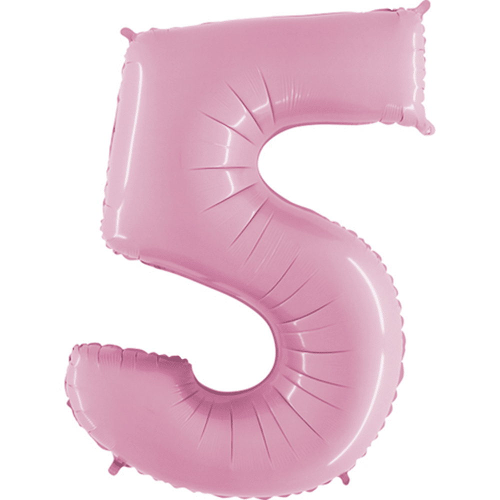 40" Number Balloons, Baby Pink - 10 Options, Shopsweetluluss