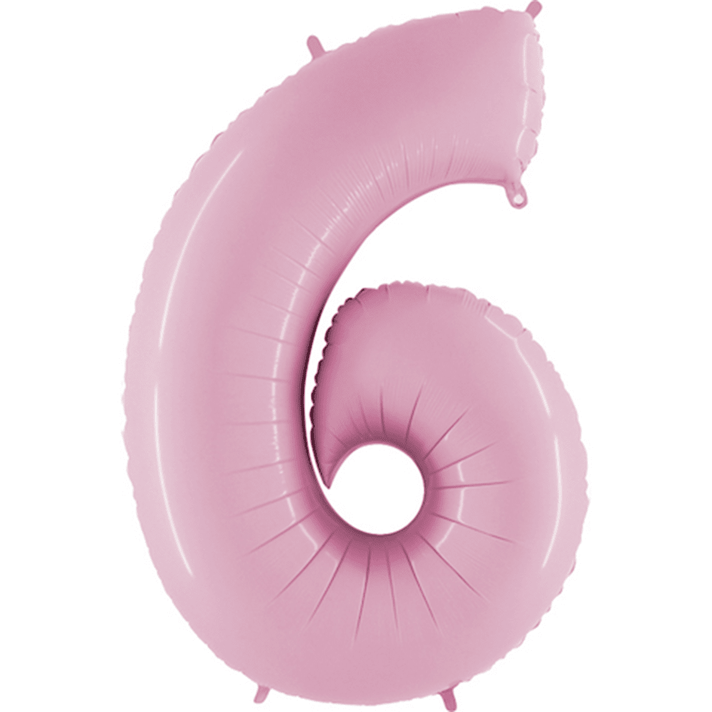 40" Number Balloons, Baby Pink - 10 Options, Shopsweetluluss