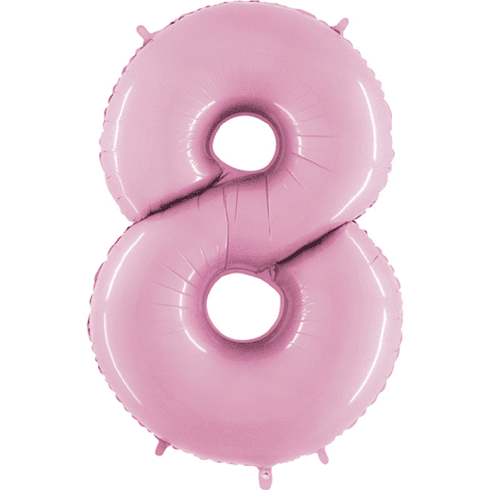 40" Number Balloons, Baby Pink - 10 Options, Shopsweetluluss