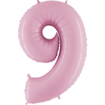 40" Number Balloons, Baby Pink - 10 Options, Shopsweetluluss