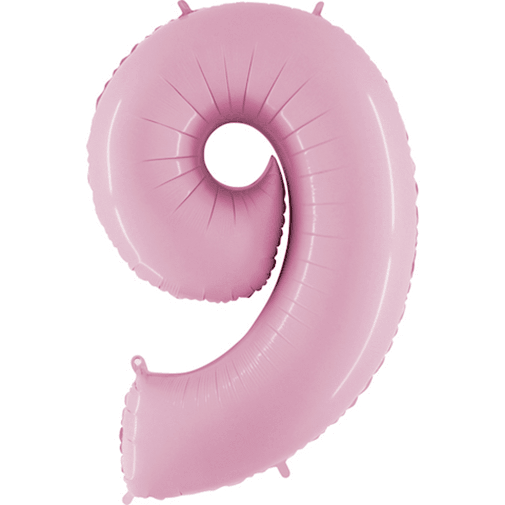 40" Number Balloons, Baby Pink - 10 Options, Shopsweetluluss