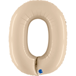 40" Number Balloons, Cream - 10 Options, Shopsweetluluss