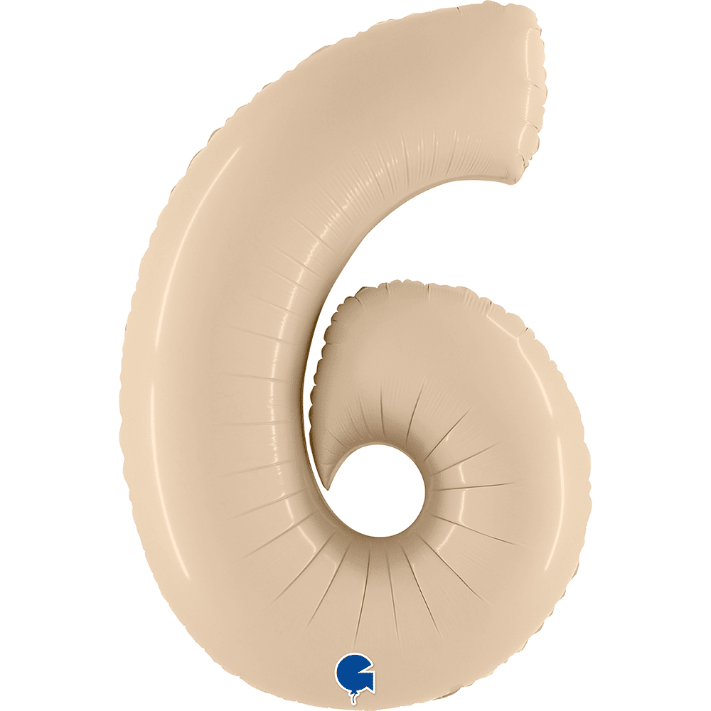 40" Number Balloons, Cream - 10 Options, Shopsweetluluss