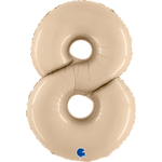 40" Number Balloons, Cream - 10 Options, Shopsweetluluss
