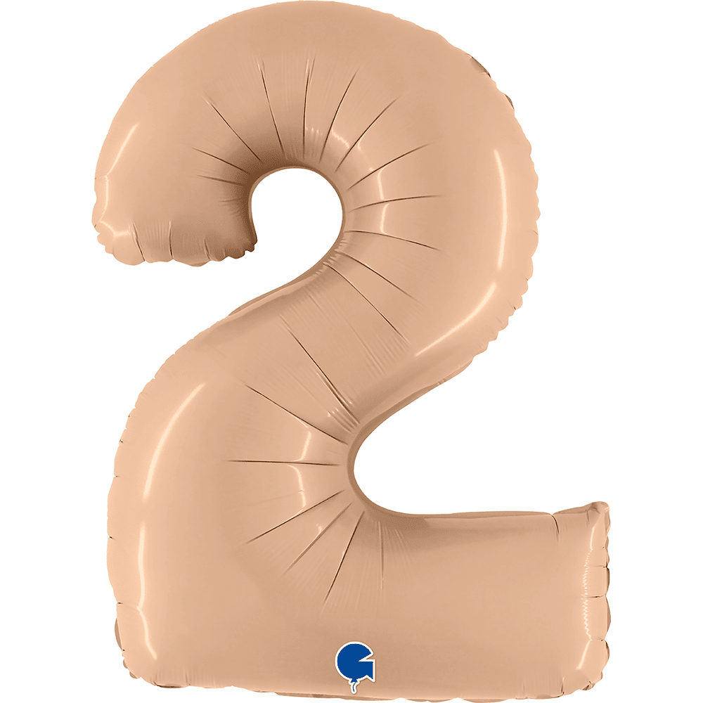 40" Number Balloons, Nude - 10 Options, Shopsweetluluss