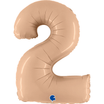 40" Number Balloons, Nude - 10 Options, Shopsweetluluss