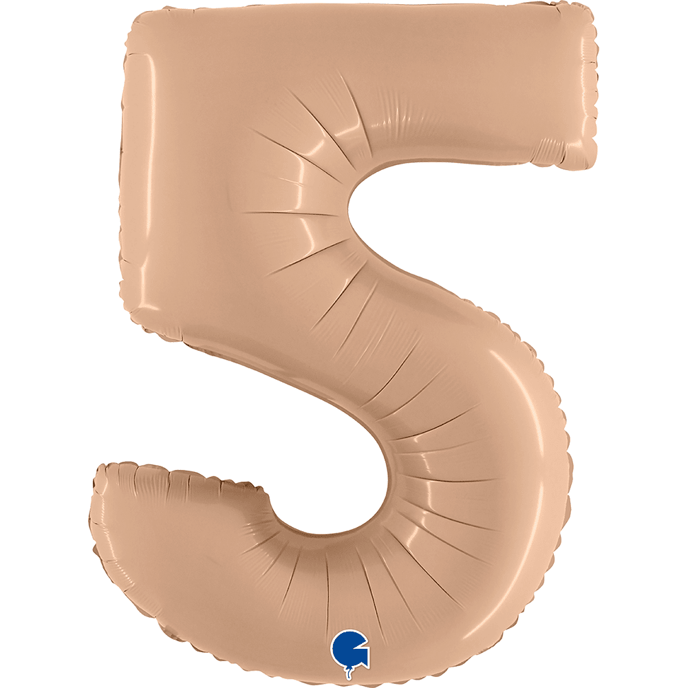 40" Number Balloons, Nude - 10 Options, Shopsweetluluss