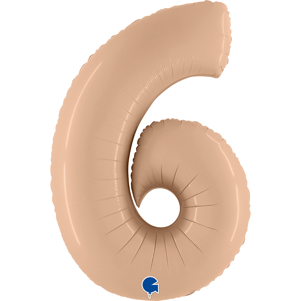 40" Number Balloons, Nude - 10 Options, Shopsweetluluss