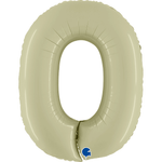 40" Number Balloons, Sage - 10 Options