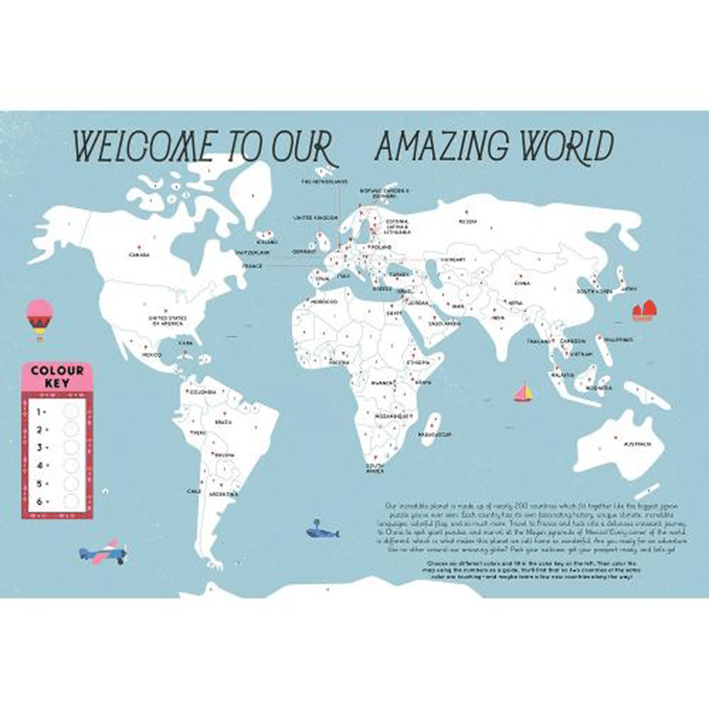 50 Maps of the World Activity Book, Shopsweetluluss