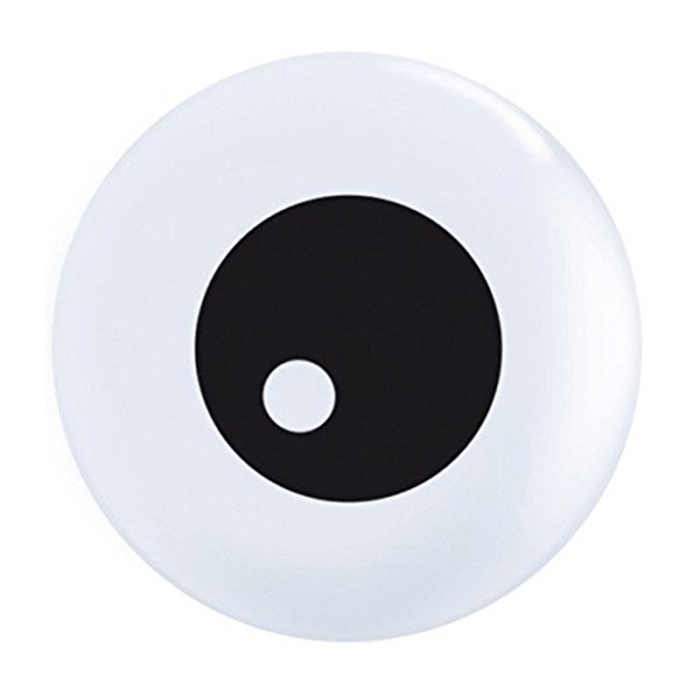 5" Round Latex Friendly Eyeball Balloon, Shopsweetluluss