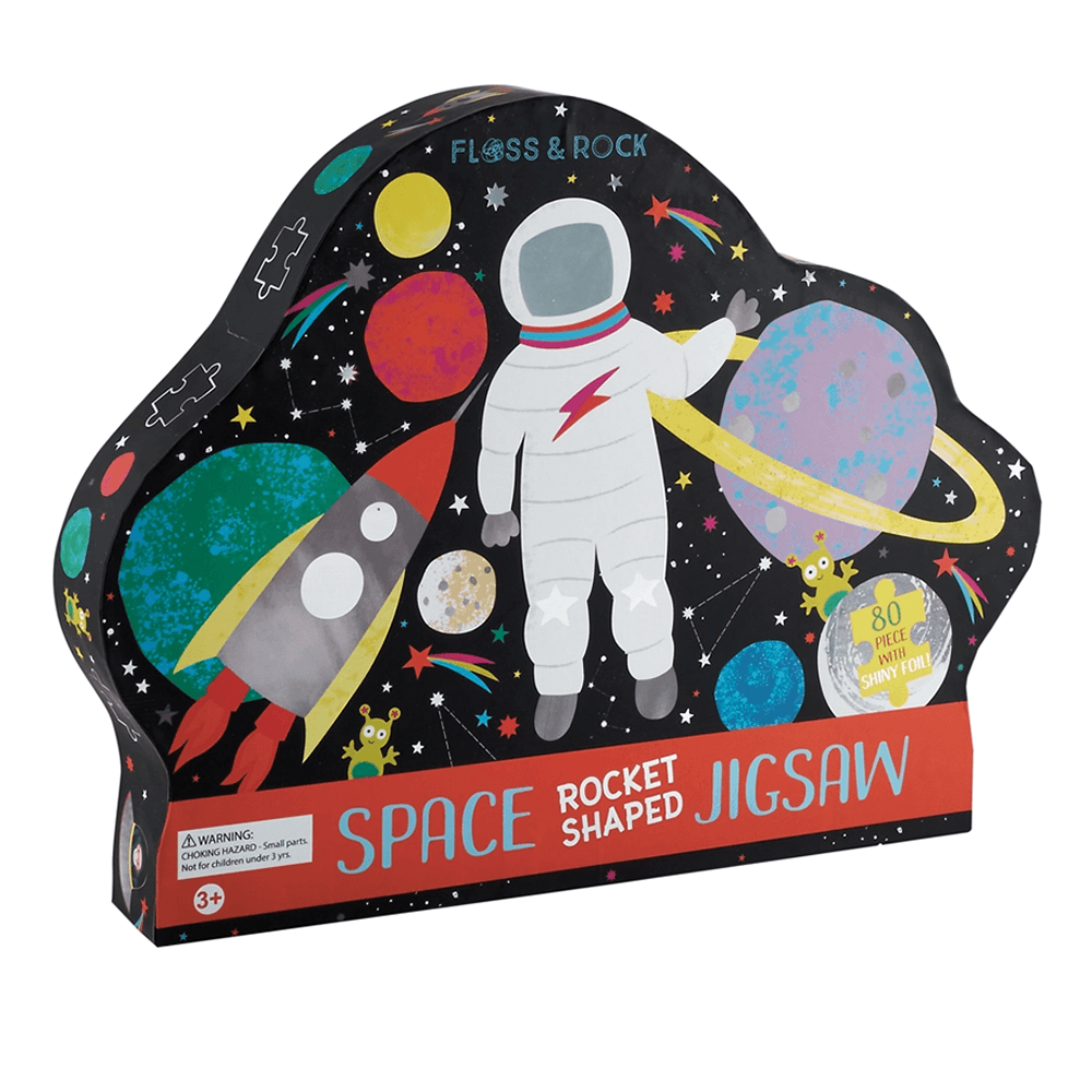 80pc Jigsaw in Shaped Box - Space, Shopsweetluluss