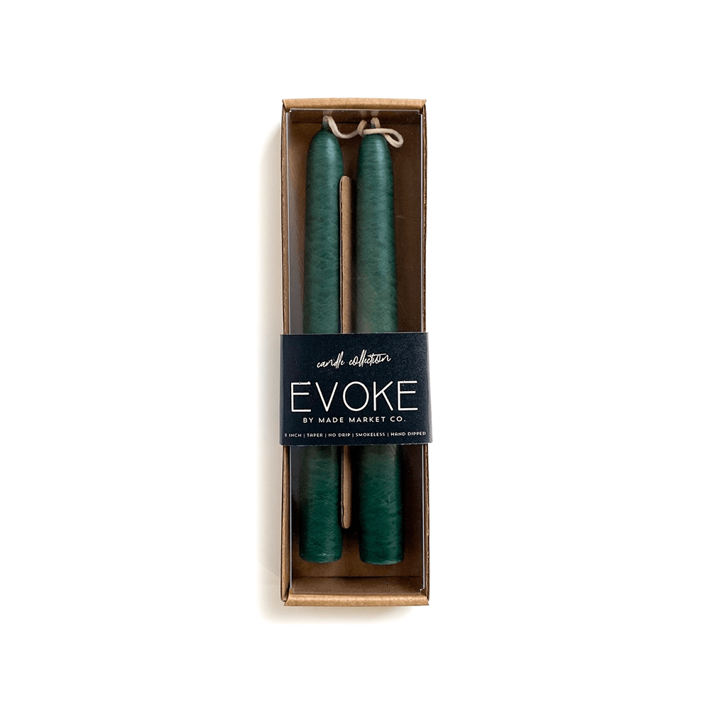 8"  Tapered Candles - Foliage, Shopsweetluluss