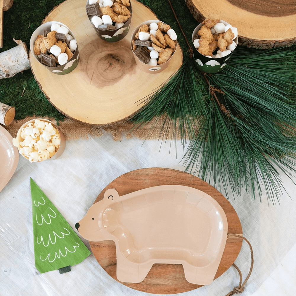 Adventure Bear Die-Cut Plates, Shopsweetluluss