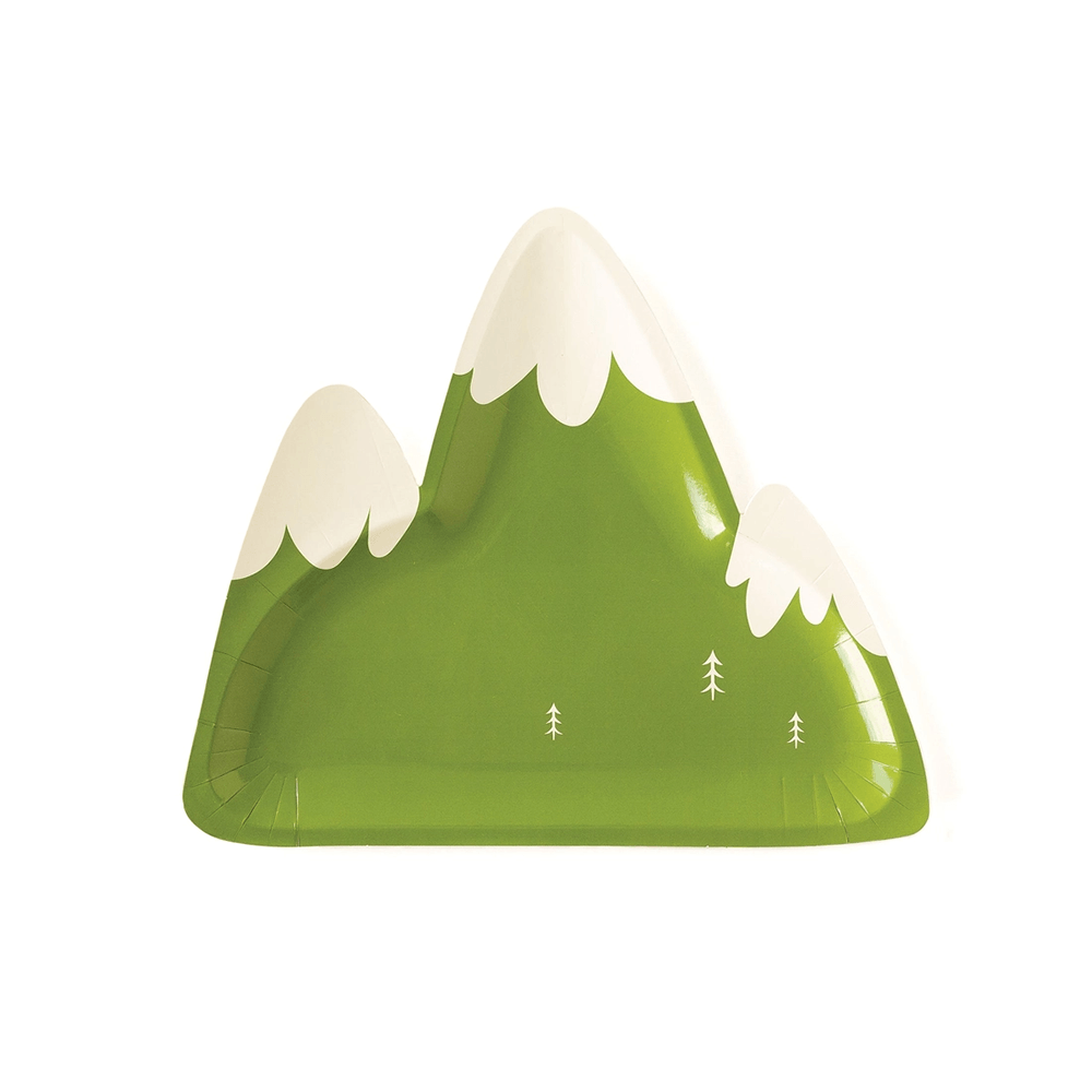 Adventure Mountain Die-Cut Plates, Shopsweetluluss