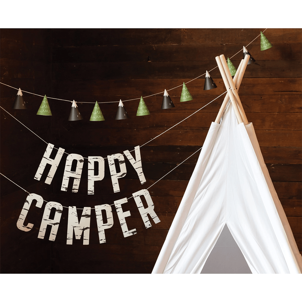 Adventure "Happy Camper" Banner, Shopsweetluluss