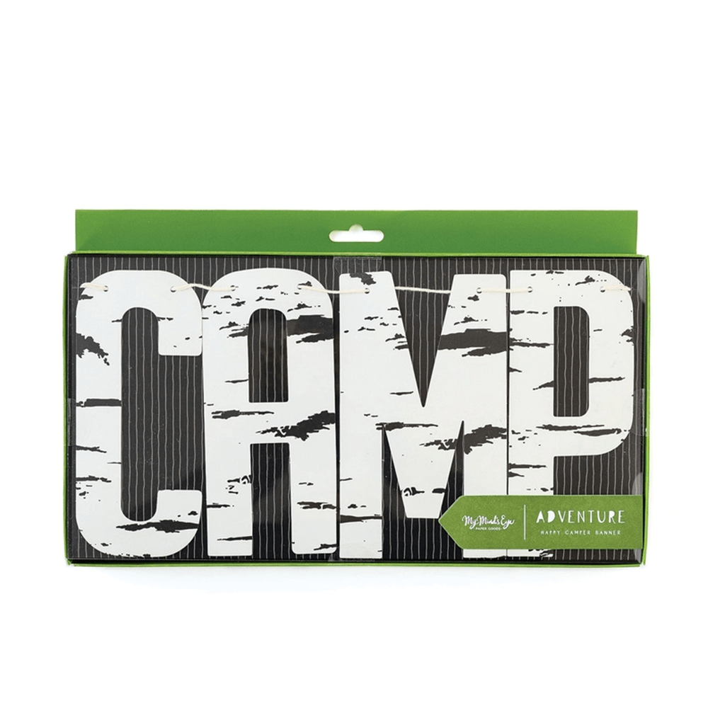 Adventure "Happy Camper" Banner, Shopsweetluluss