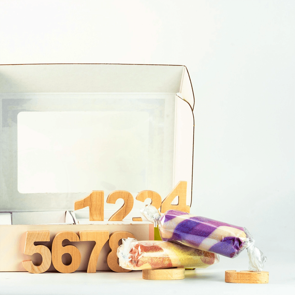 All-Natural Play Dough Numbers Kit, Shopsweetluluss