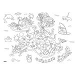Atlas Coloring Placemats, Shopsweetluluss