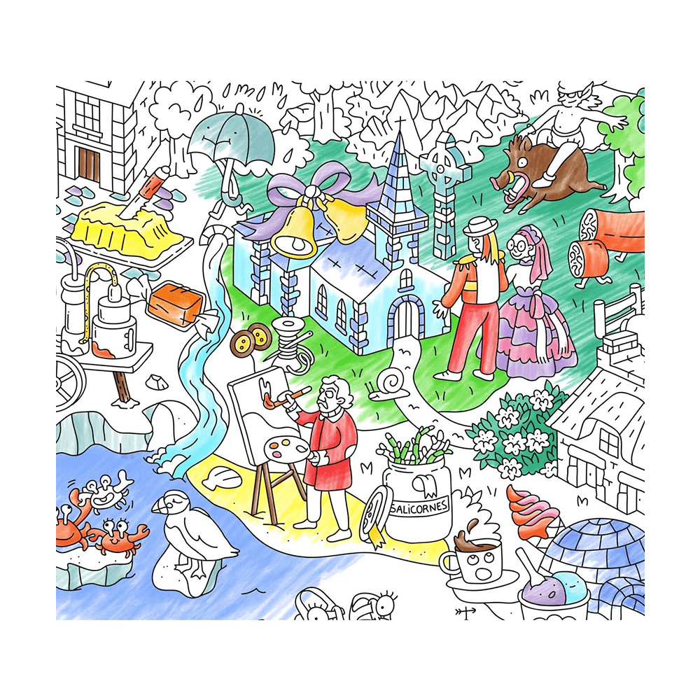 Atlas Folder Coloring Posters, Shopsweetluluss
