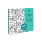 Atlas Folder Coloring Posters, Shopsweetluluss