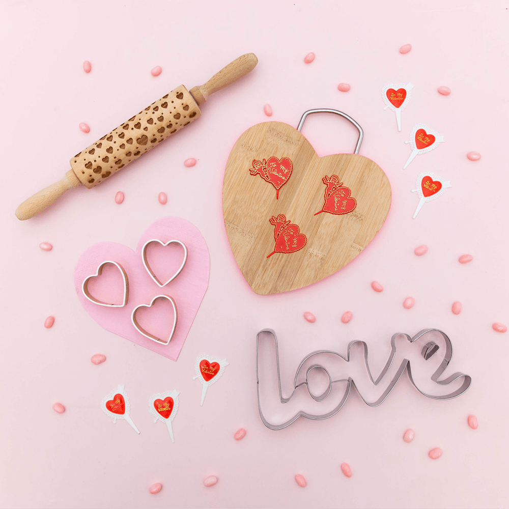 Bake with Love, Valentine's Day Baking Set, Shopsweetluluss