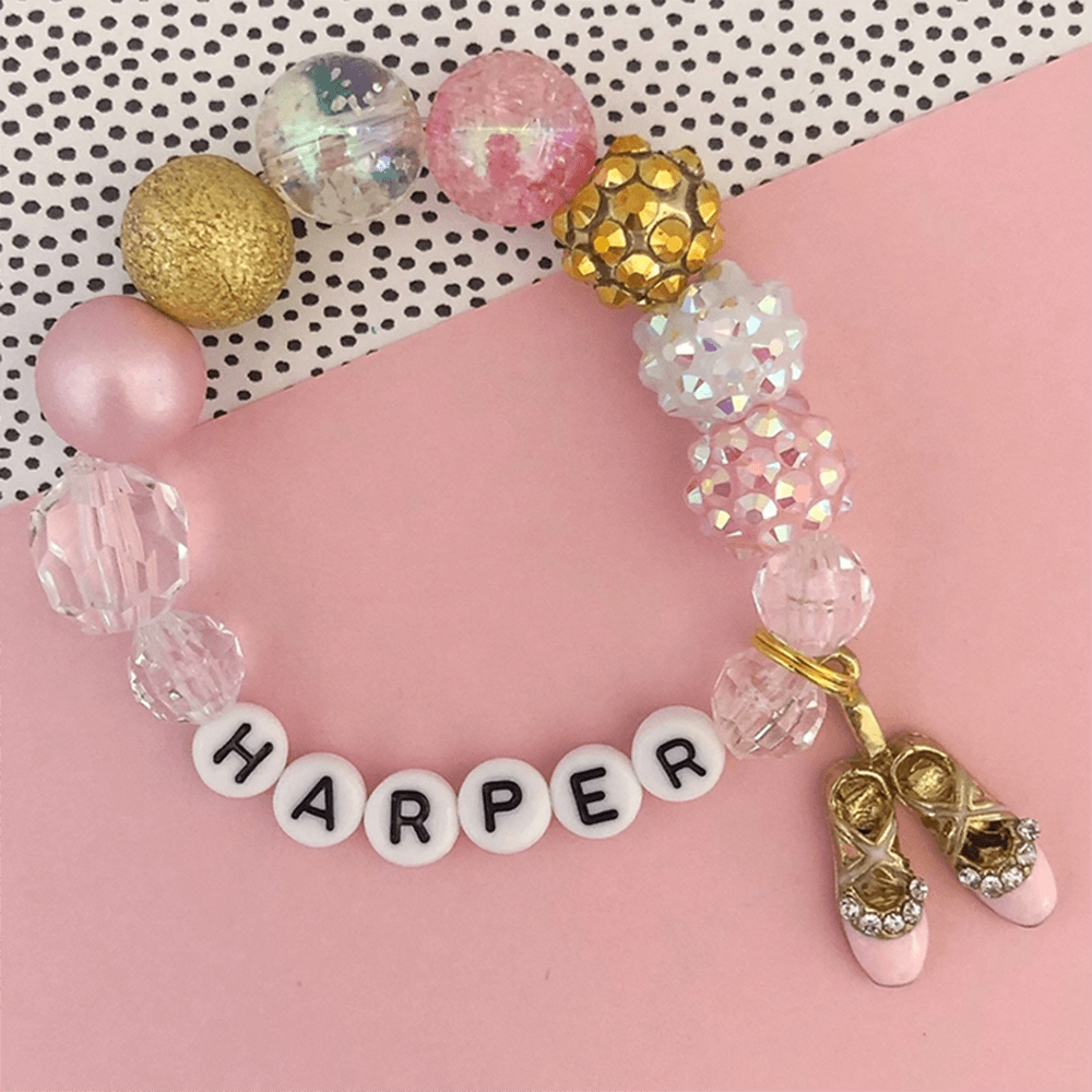 Ballet Charm Bracelet - 3 Size Options, Shopsweetluluss